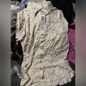 Torrid Harry Pottter Button Up Hogwarts Houses crests